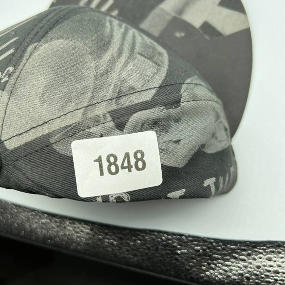 Air Jordan Retro 5 Fire Red 7 1/8 Jumpman Hat Fitted‎ Cap Black Men - Picture 7 of 7